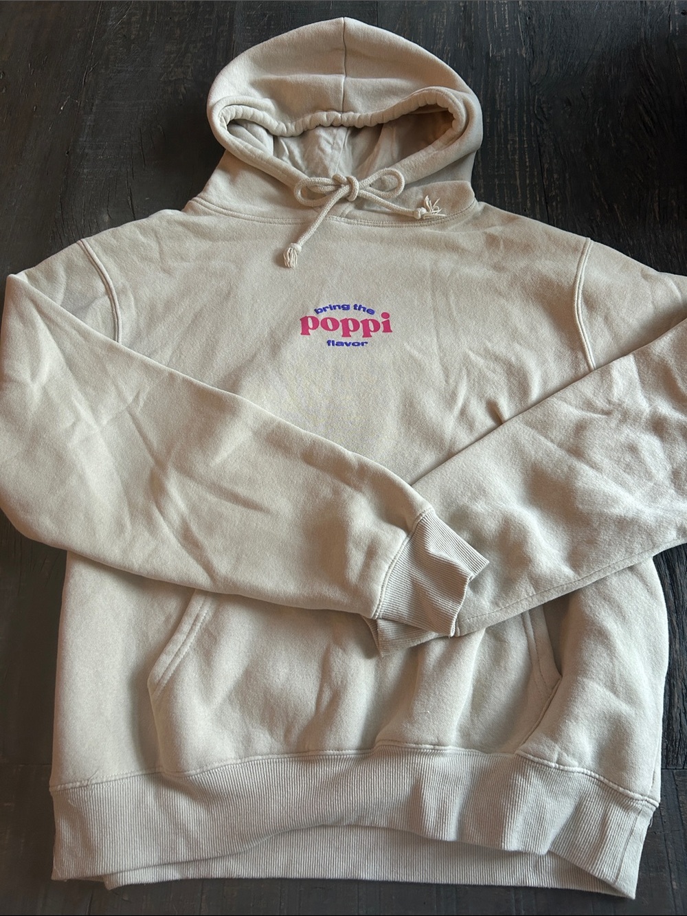 Target Cream Poppi Graphic Hoodie